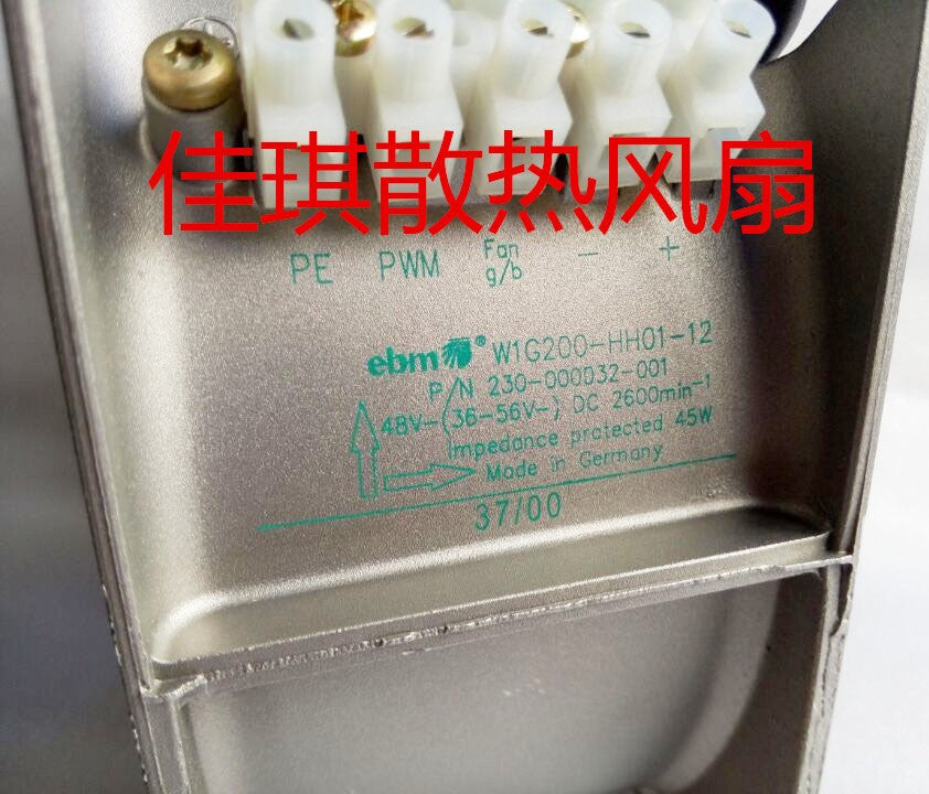 Ebmpapst W1G200-HH01-12 48V 45W cooling fan Ebmpapst W1G200-HH01-12 48V 45W cooling fan